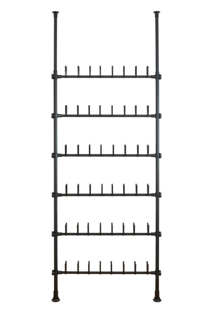 Système télescopique Herkules Shoes Noir  pour 48 paires de chaussures
