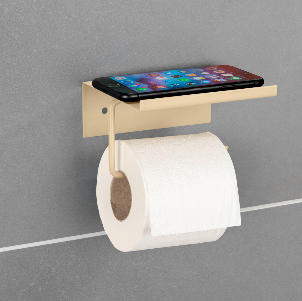 Distributeur de papier toilette Desulo Beige  avec tablette