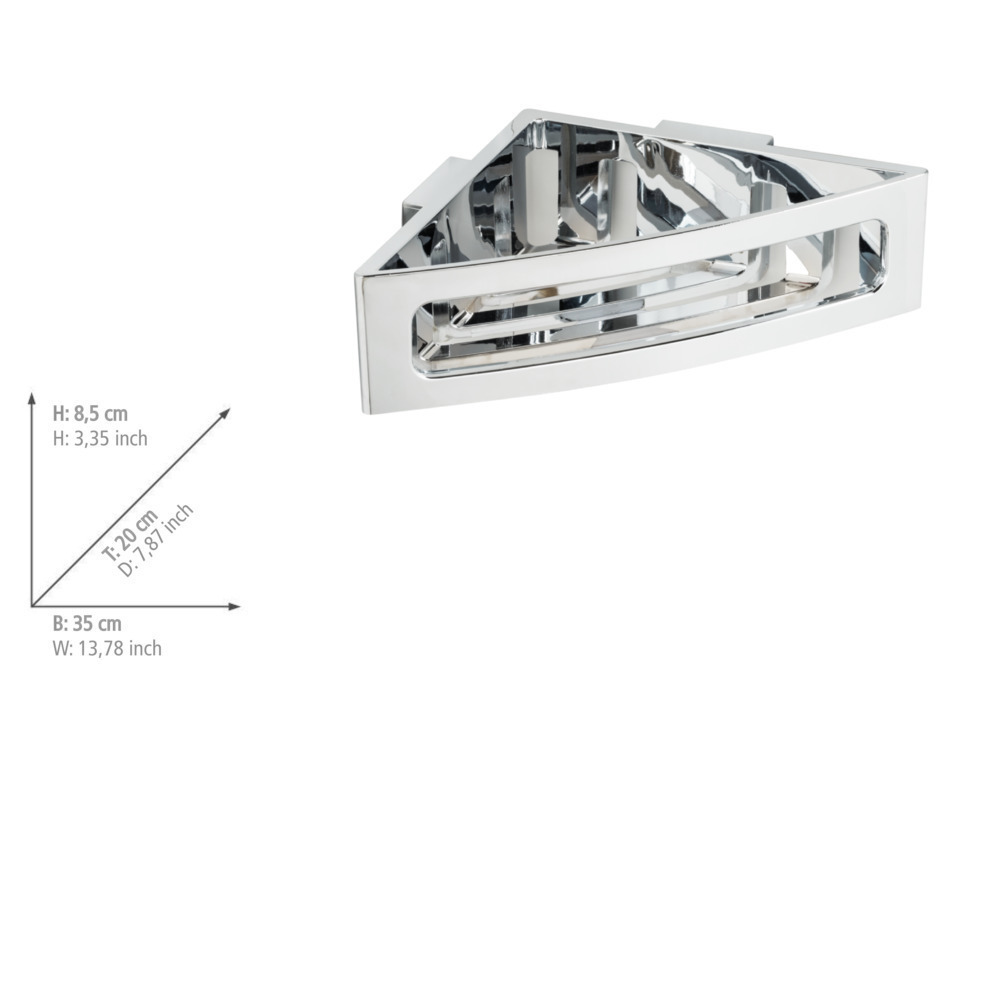 Étagère d'angle  Fixer sans percer