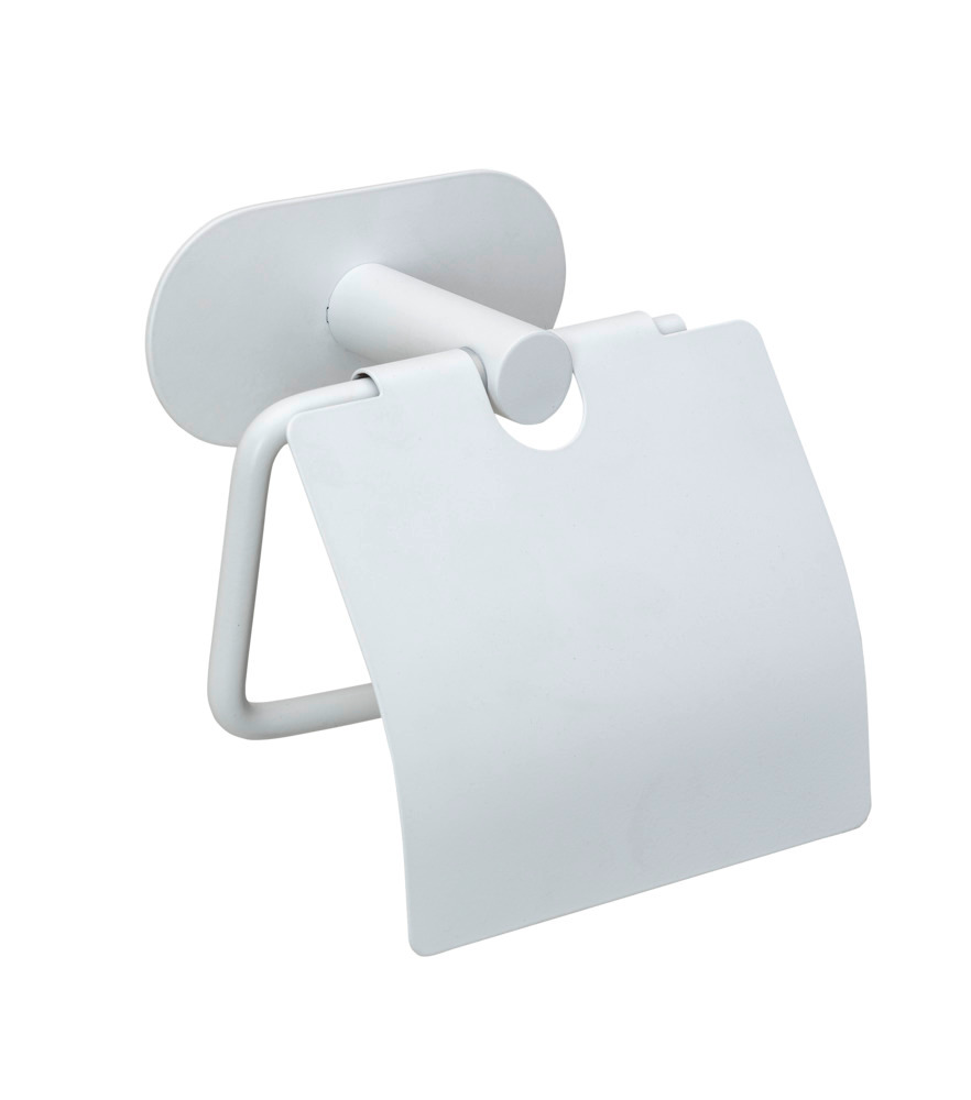 Turbo-Loc® Distributeur de papier toilette avec couvercle Orea White matt  en acier inoxydable