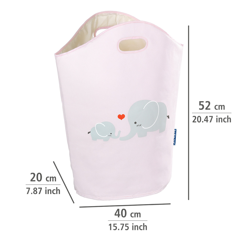 Panier à linge Kids Elli  Corbeille à linge, 24 l, rose