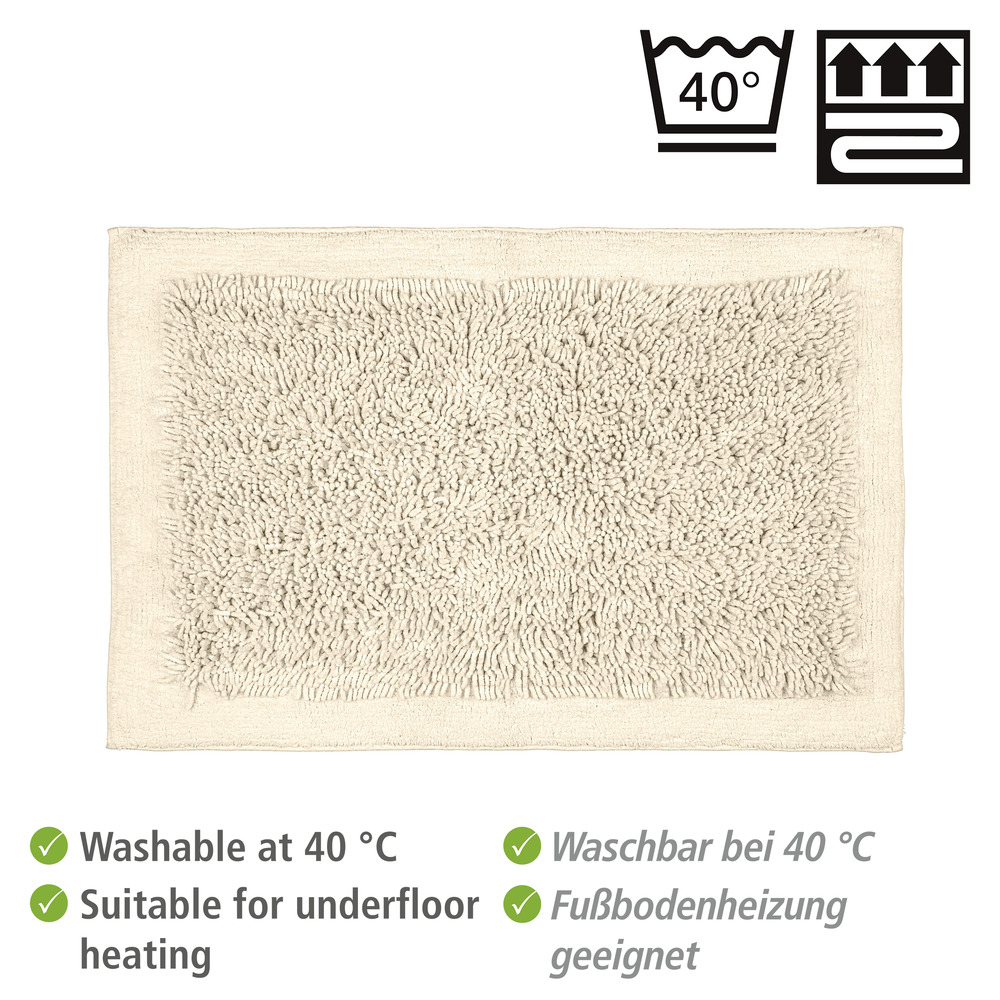 Tapis de bain Sidyma Beige  100 % coton certifié bio