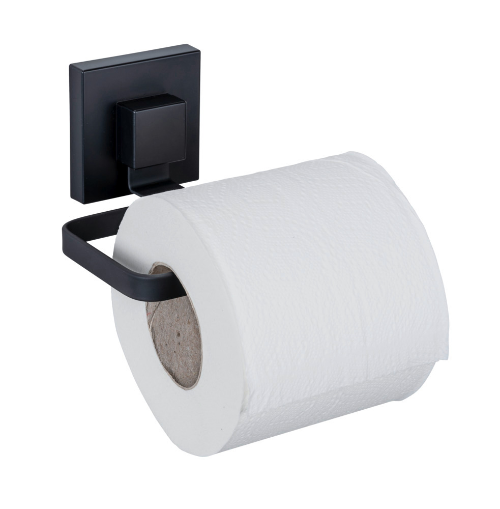 Distributeur de papier toilette Vacuum-Loc® Quadro Noir  Fixer sans percer