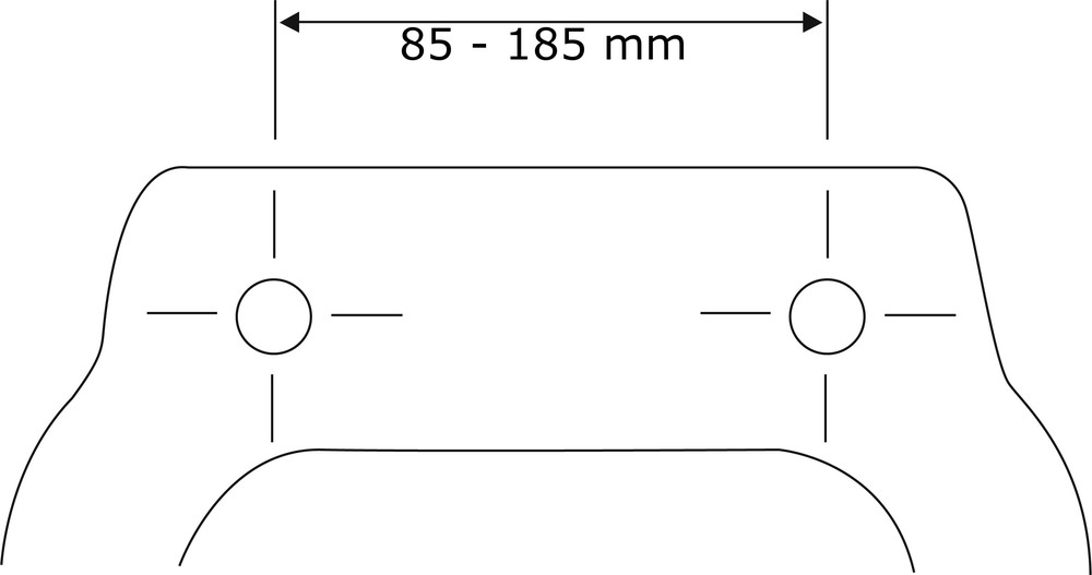 Abattant Sabbia Duroplast  duroplast antibactérien, abaissement automatique, fixation Fix-Clip hygiénique en acier inox, antibactérien