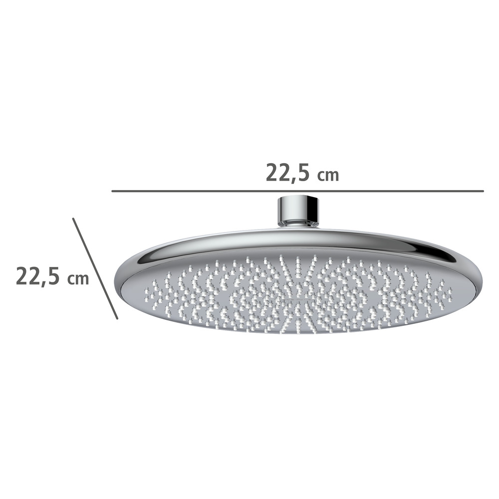 Douche de pluie Watersaving chromé  Ø 22,5 cm