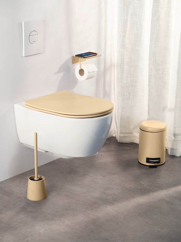 Distributeur de papier toilette Desulo Beige  avec tablette