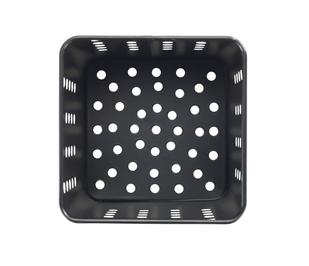 Porte-ustensiles de cuisine Silio, noir  Aspect moderne noir mat