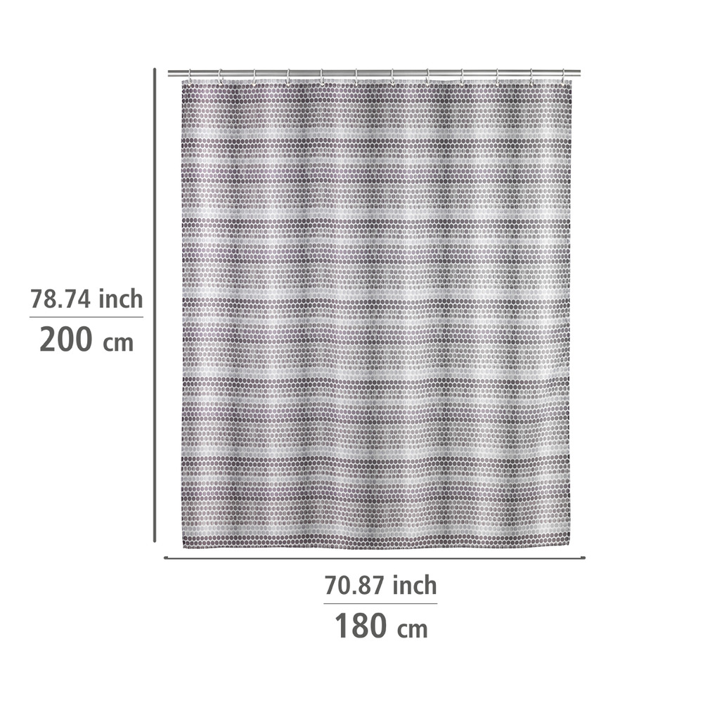 Rideau de douche original, waterproof,  rideau de douche 180x200 cm, Leblon, polyester  Textile (Polyester), 180 x 200 cm, lavable