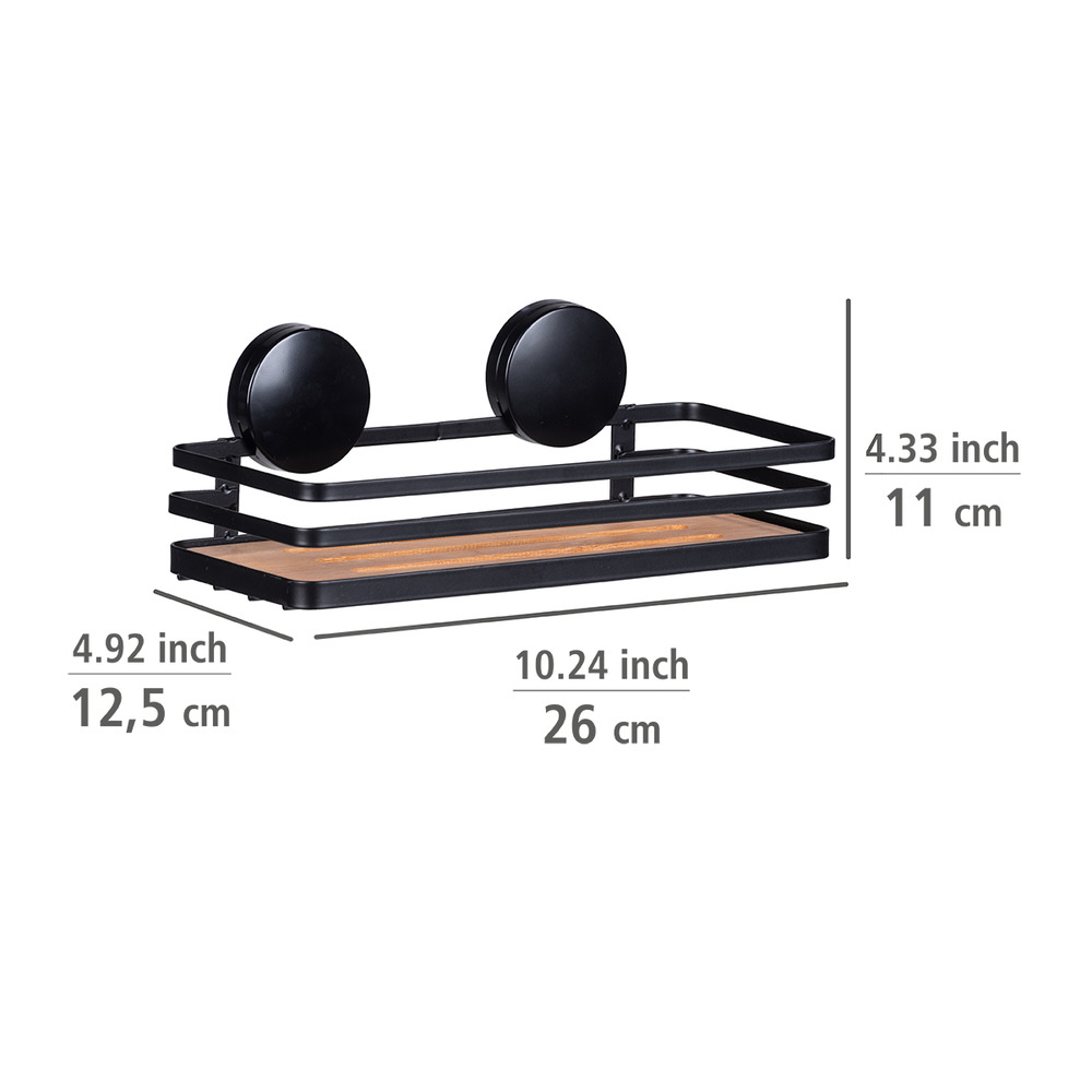 Étagère murale Static-Loc® Plus Alba  Support pour la salle de bain