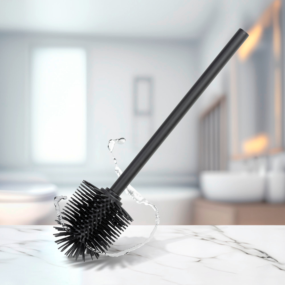 Brosse de rechange silicone avec manche  tête de brosse en silicone interchangeable