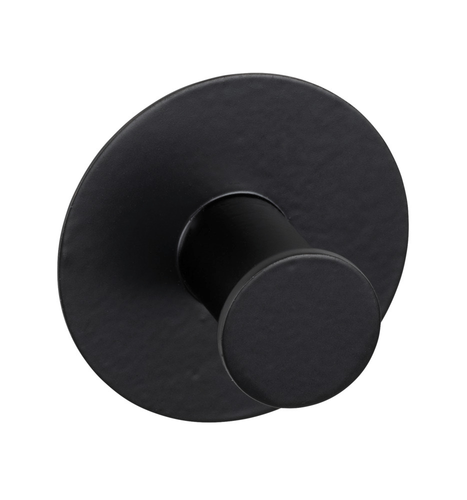 Patère murale Celano Noir mat  inoxydable