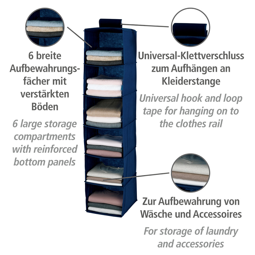 Range vêtements Air  6 compartiments