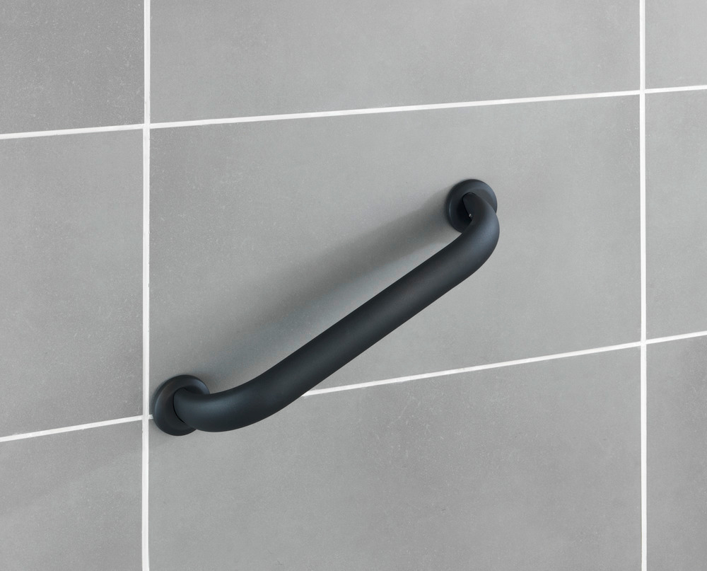 Barre d'appui WC, Barre d'appui Salle de Bain, L43 cm, Secura Premium, Anthracite  Poids max : 120 kg