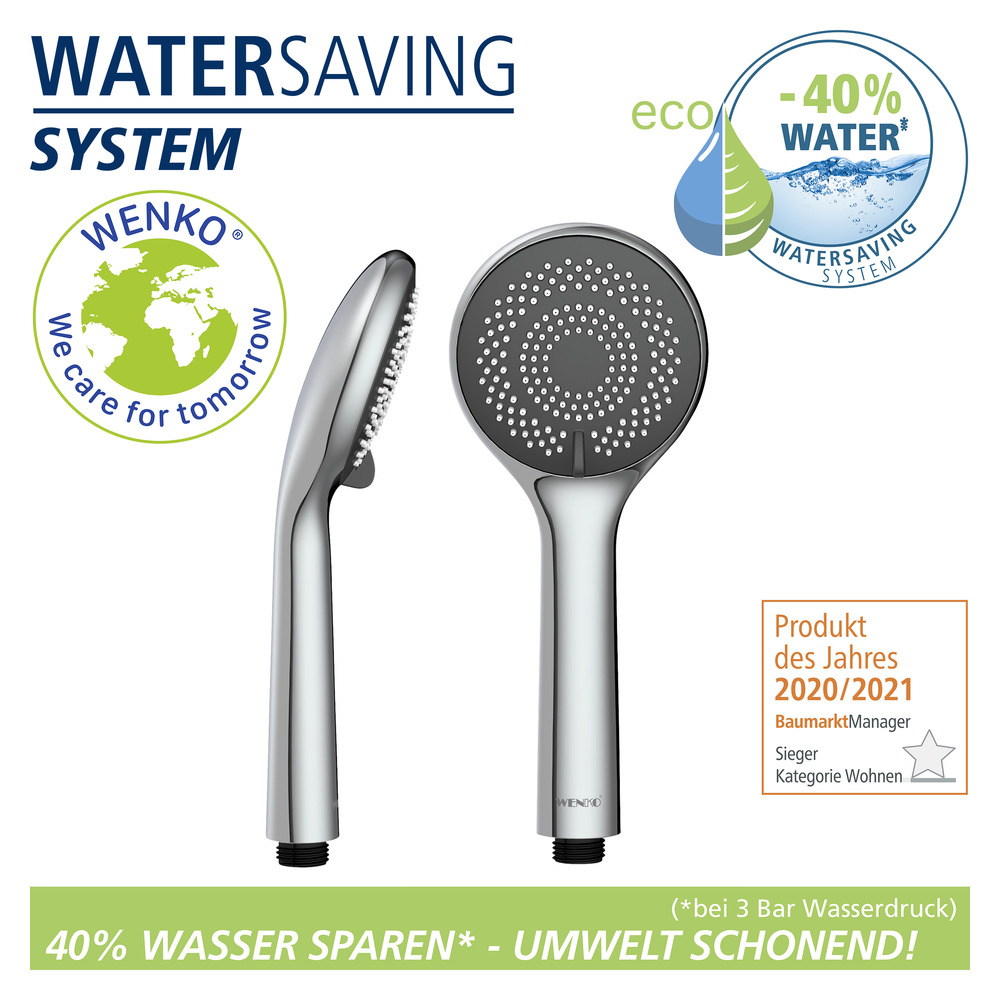 Pomme de douche Water Saving  Ø 9,5 cm