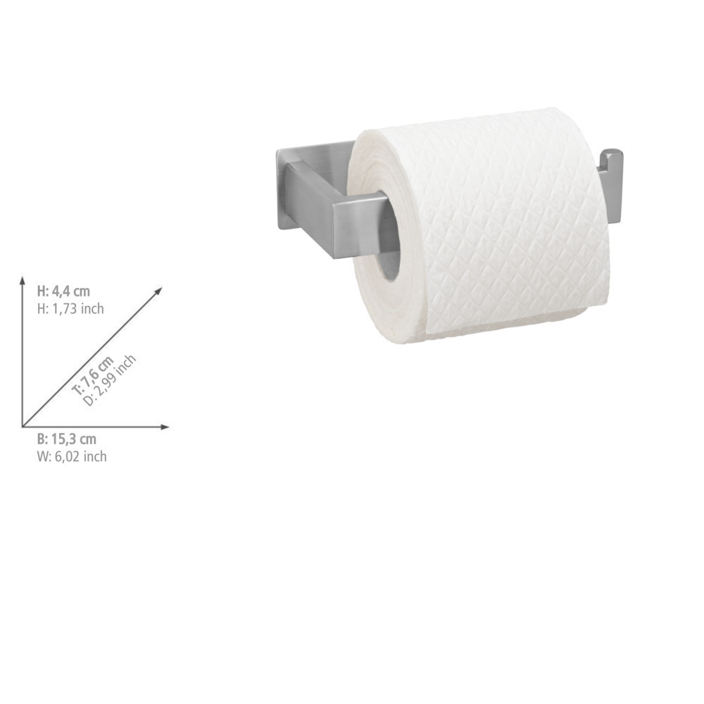 Turbo-Loc® Distributeur de papier toilette  Fixation sans percer avec une pastille adhésive spéciale