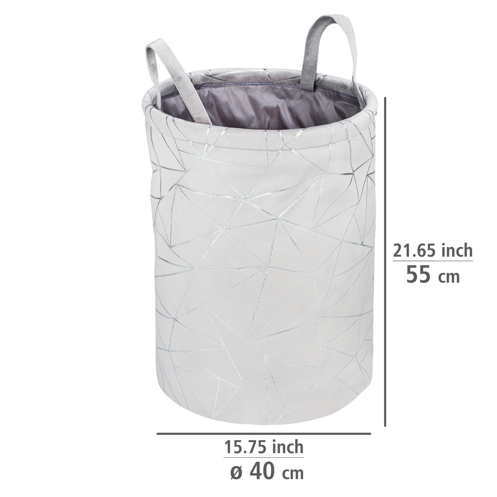 Panier à linge Samira Gris  69 l