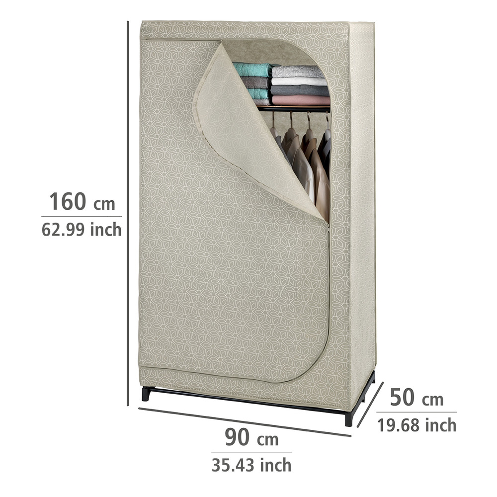 Armoire-penderie avec étagère Balance  Armoire en tissu, armoire pliante