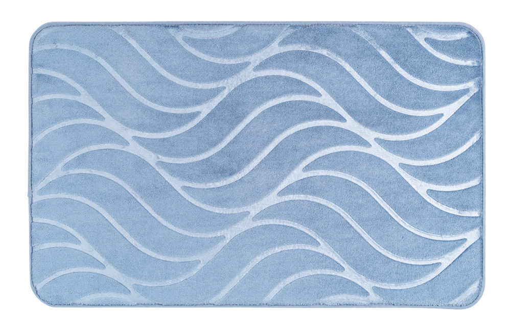 Tapis de bain Memory Foam Tropic Bleu  50 x 80 cm