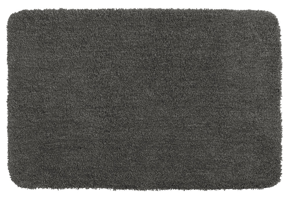 Tapis de bain Belize gris souris  microfibre