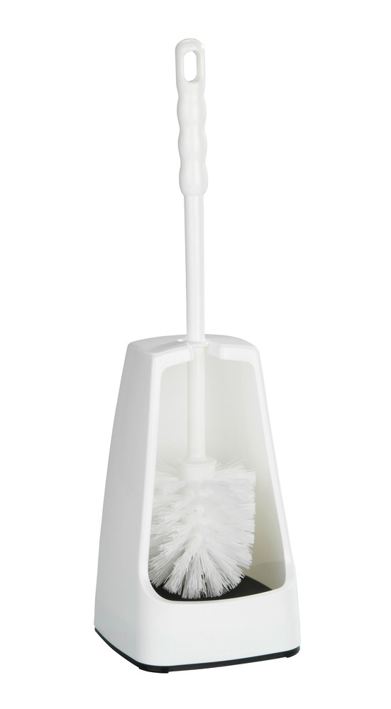 Brosse WC Simple blanc  en plastique