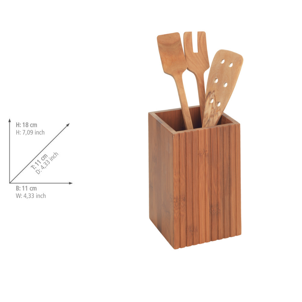 Porte-ustensiles et porte-rouleau de cuisine Mera  Set de 2 pièces