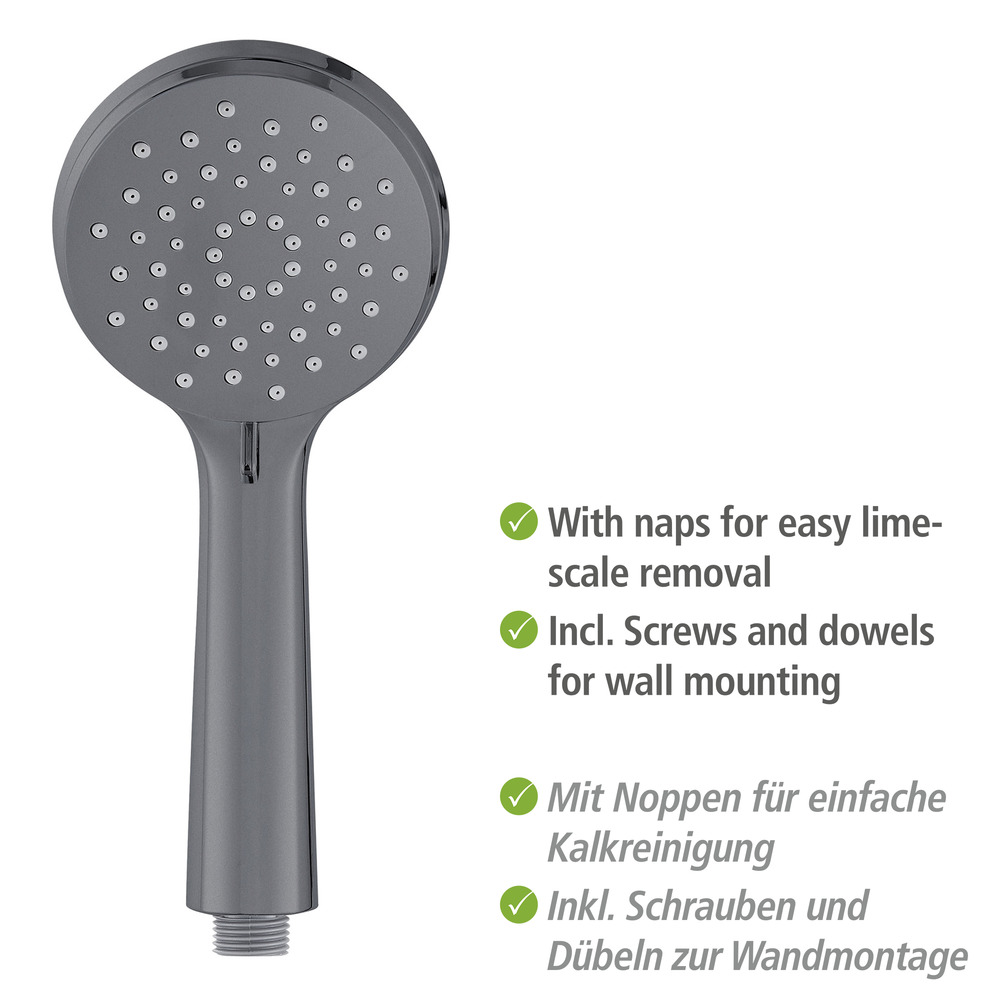 Set de douche Young Gris foncé  Longueur de la barre : 66 cm