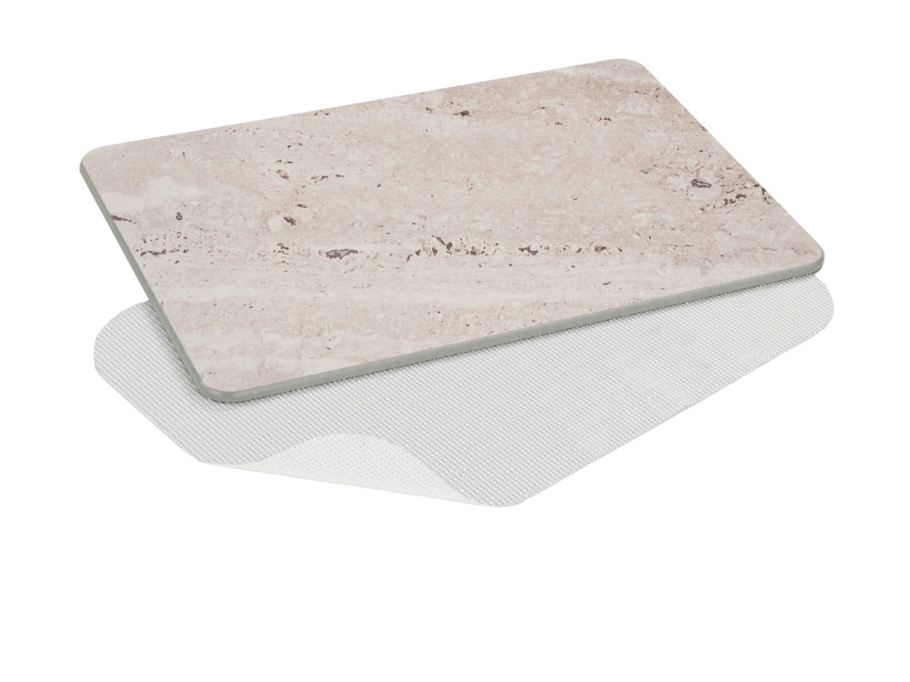 Tapis de bain Puna Gris  en diatomite naturelle