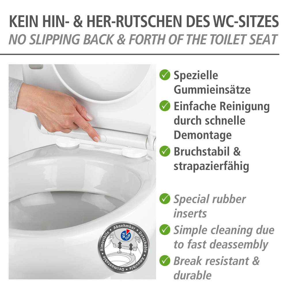 Abattant WC Premium Kos Easy-Close  abaissement automatique