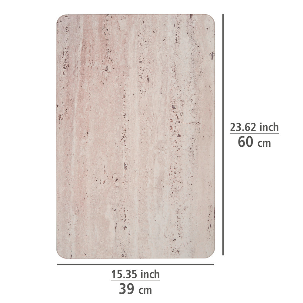 Tapis de bain Puna Gris  en diatomite naturelle