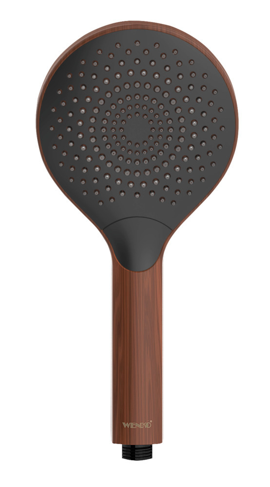 Pommeau de douche Wood  Ø 12 cm, économiseur d'eau