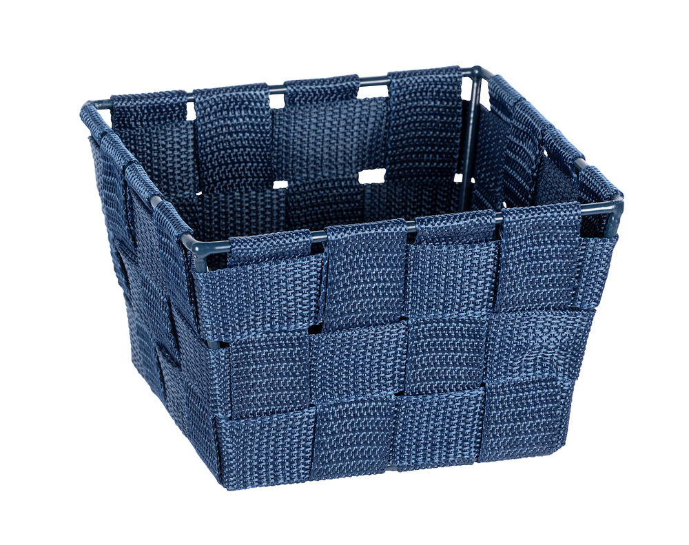 Panier de rangement Adria Mini square bleu foncé  