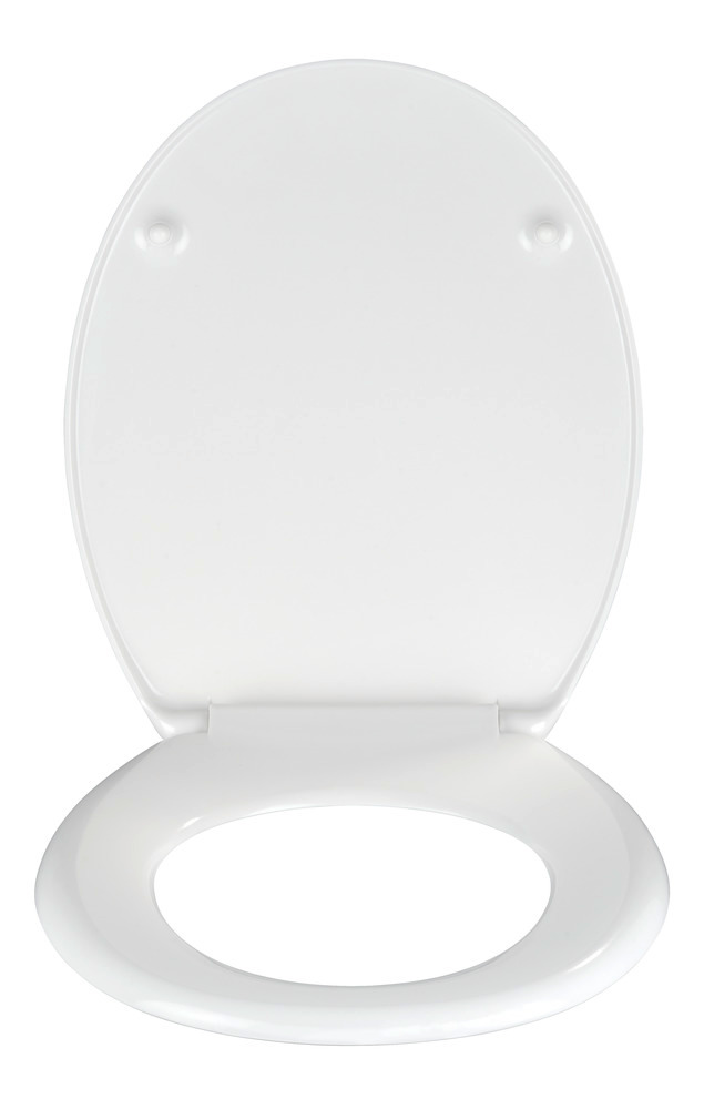 Abattant WC Orchidée  duroplast antibactérien, fixation en acier inox