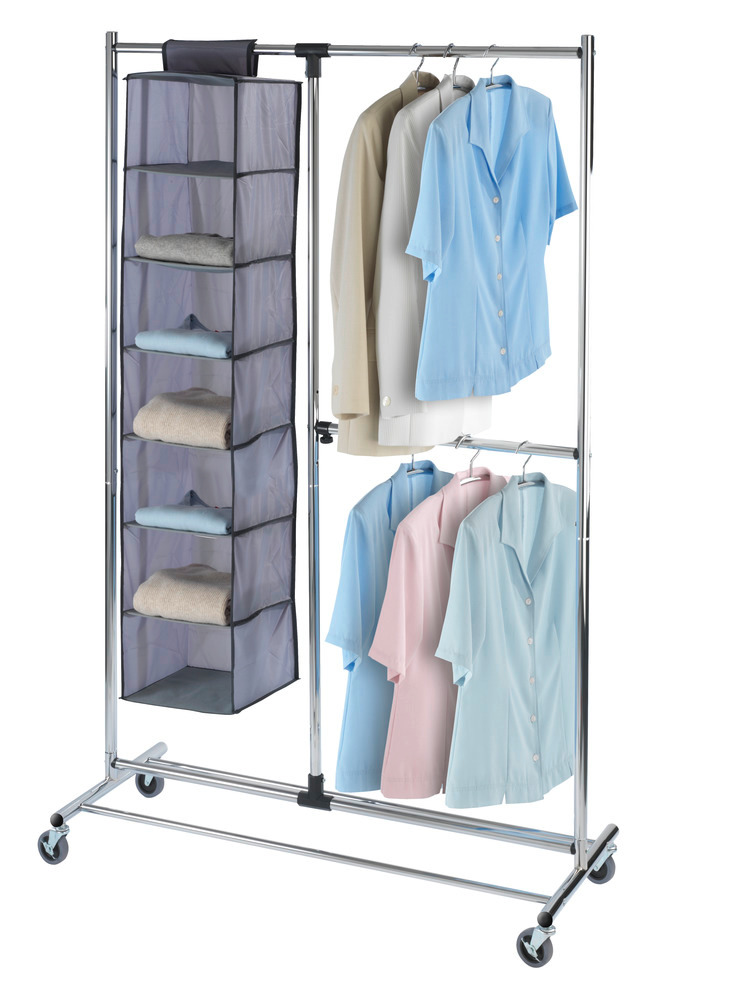 Porte-vêtements Profissimo  réglable en hauteur, 4 roulettes