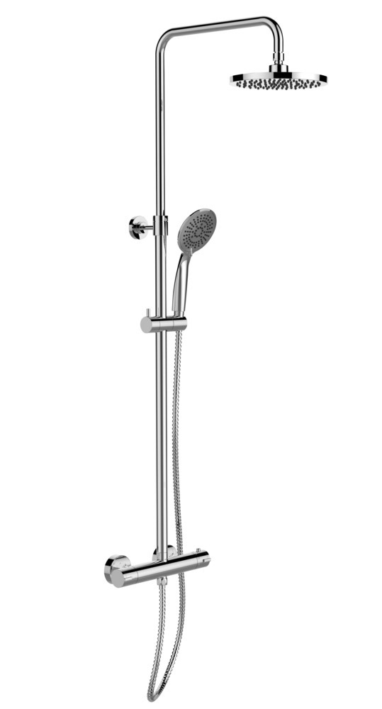 Système de douche Young Eco Chrome  2 régulateurs watersaving inclus