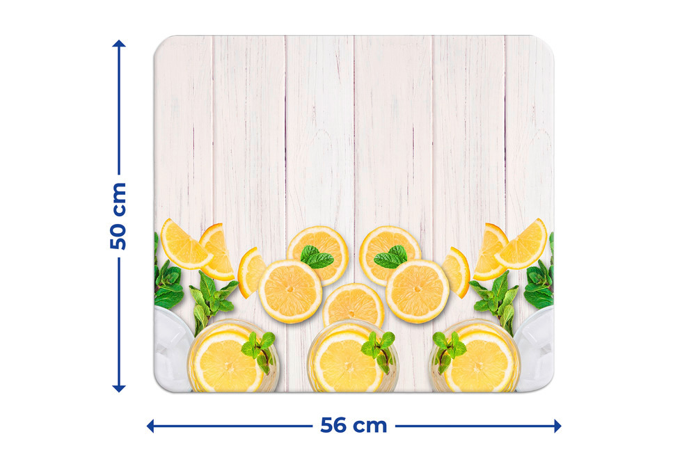 Plaque Multi-Usage Citrons  pour plaques de cuisson vitrocéramiques, planche à découper