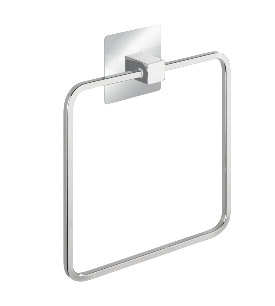 Turbo-Loc® anneau porte-serviettes Quadro  acier inox, fixer sans percer