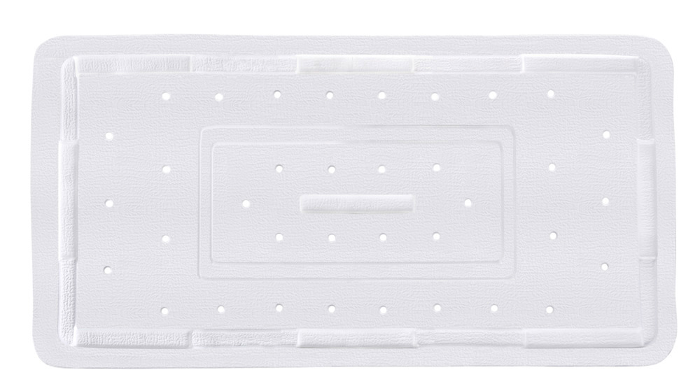 Tapis pour baignoire Florida blanc  antidérapant, ventouses