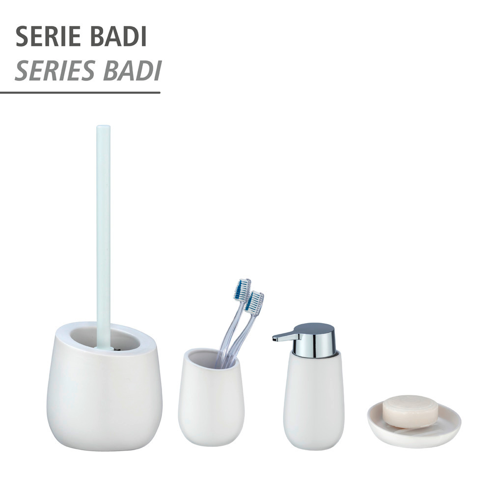 Porte-savon Badi blanc  céramique