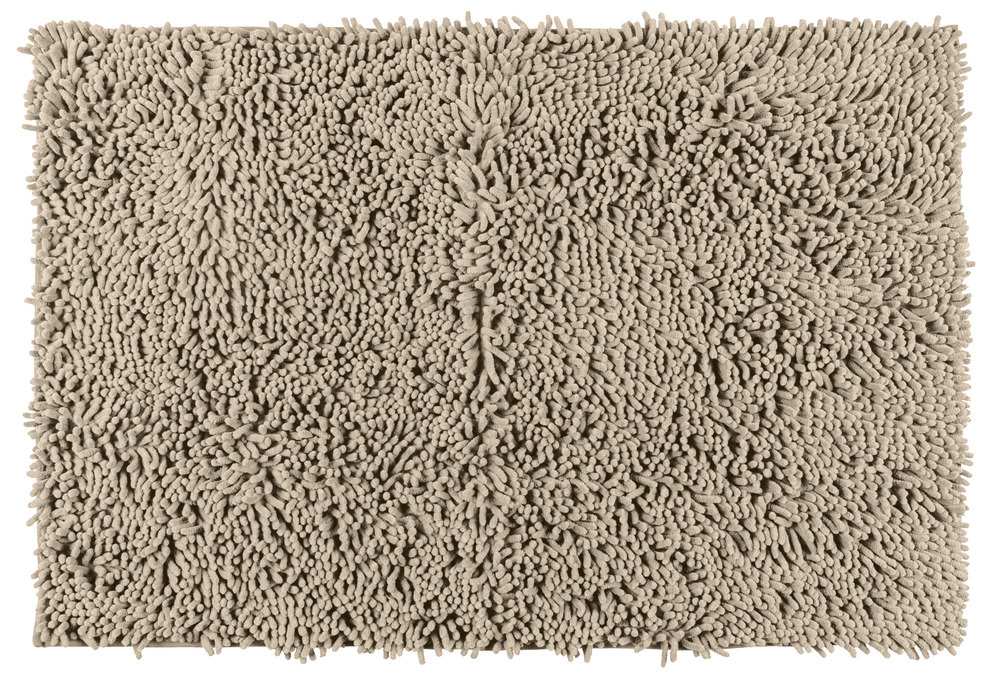 Tapis de bain Chenille sable  50 x 80 cm