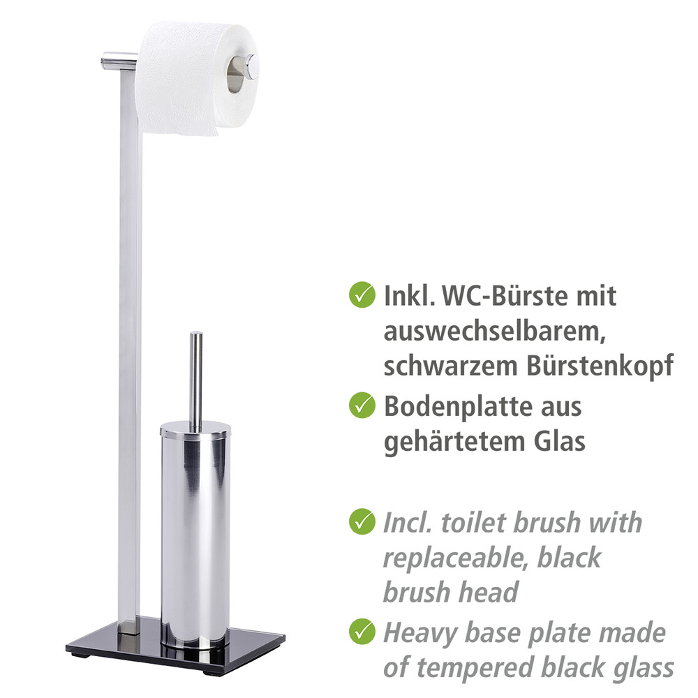 Combiné WC Lava  en acier inoxydable