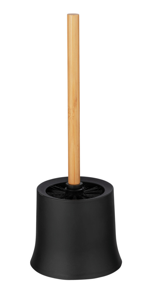 Brosse WC noir avec manche en bois bambou, Basic  Brosse WC bois