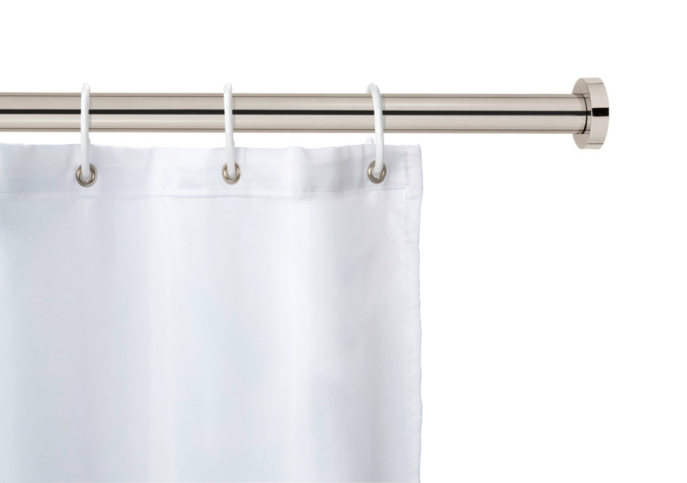 Barre de douche extensible, tringle rideau de douche 100% inox chromé, 110-185 cm  Tringle de douche extensible en aluminium inoxydable