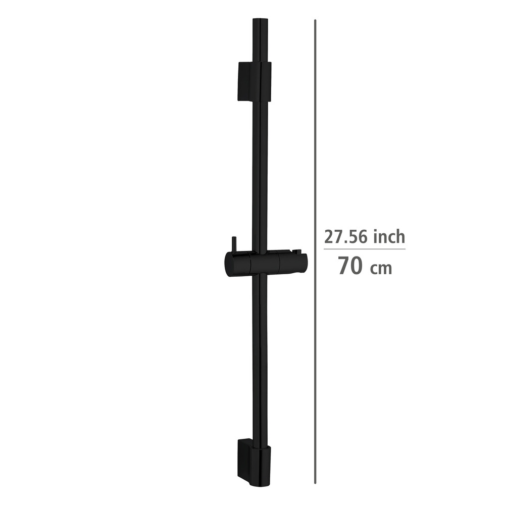 Barre de douche Classic noir  70 cm