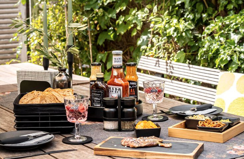 black-outdoor-kitchen