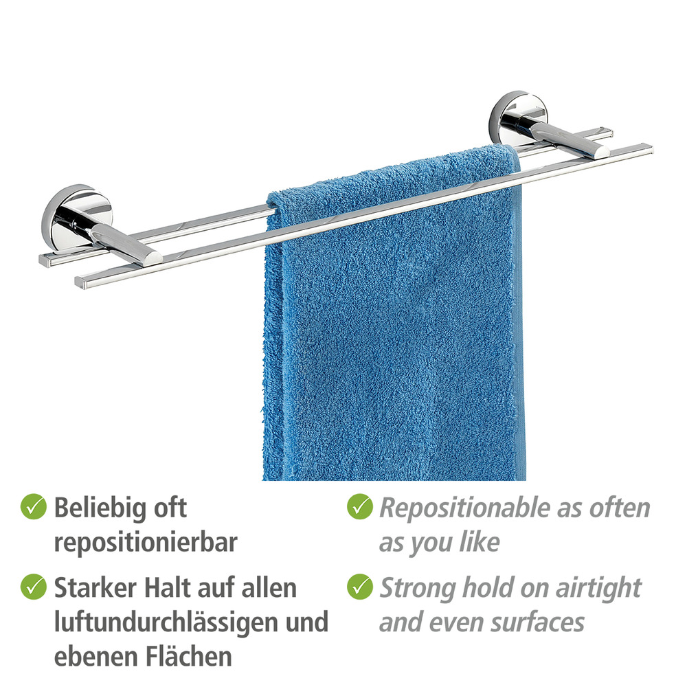 Vacuum-Loc® barre porte-serviettes Duo Capri  fixer sans percer