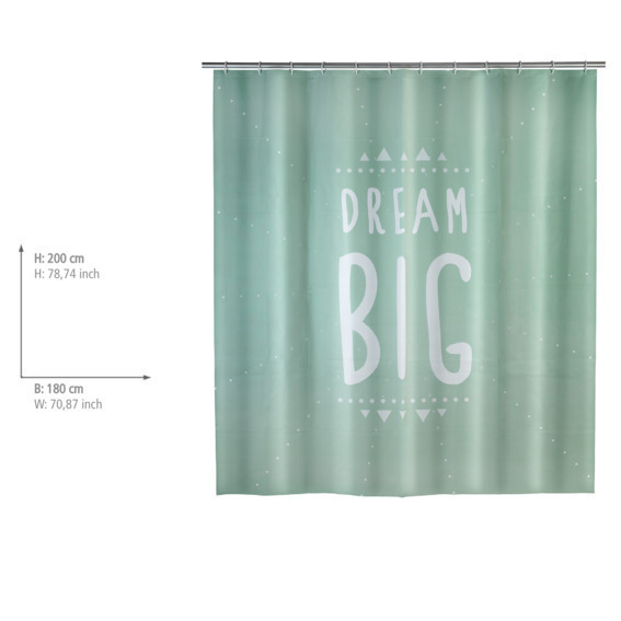 Rideau de douche Dream Big  180 x 200 cm