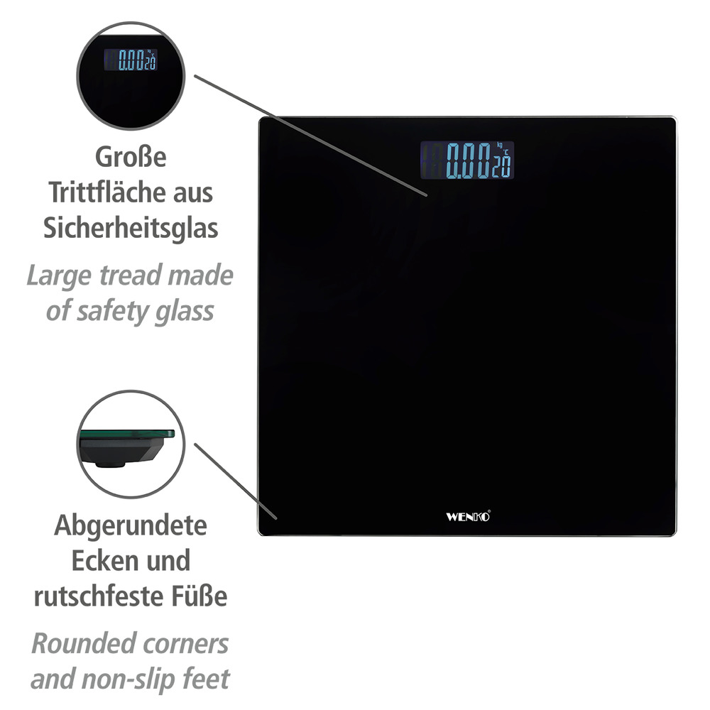 Pèse personne digital avec écran LCD  Pèse-personne numérique avec écran LCD