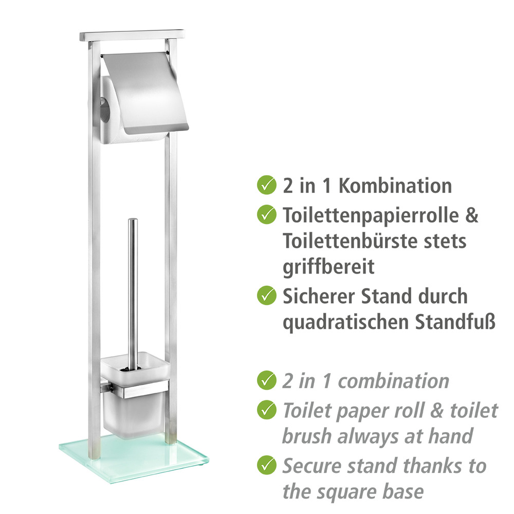 Combiné WC Debar  en acier inoxydable