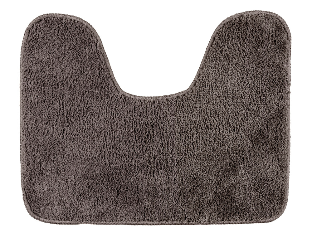 Tapis de contour WC taupe  polyester, 40 x 50 cm