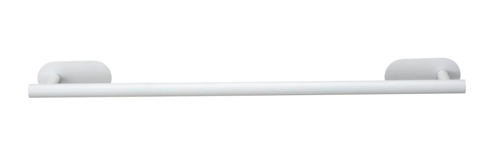 Turbo-Loc® Barre à linge de bain Uno Orea White mat, 60 cm  en acier inoxydable